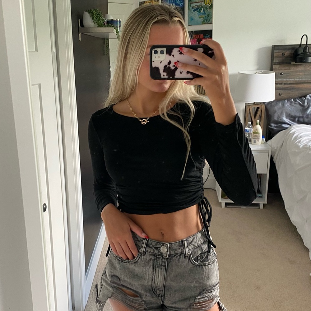 Long sleeve sinche top